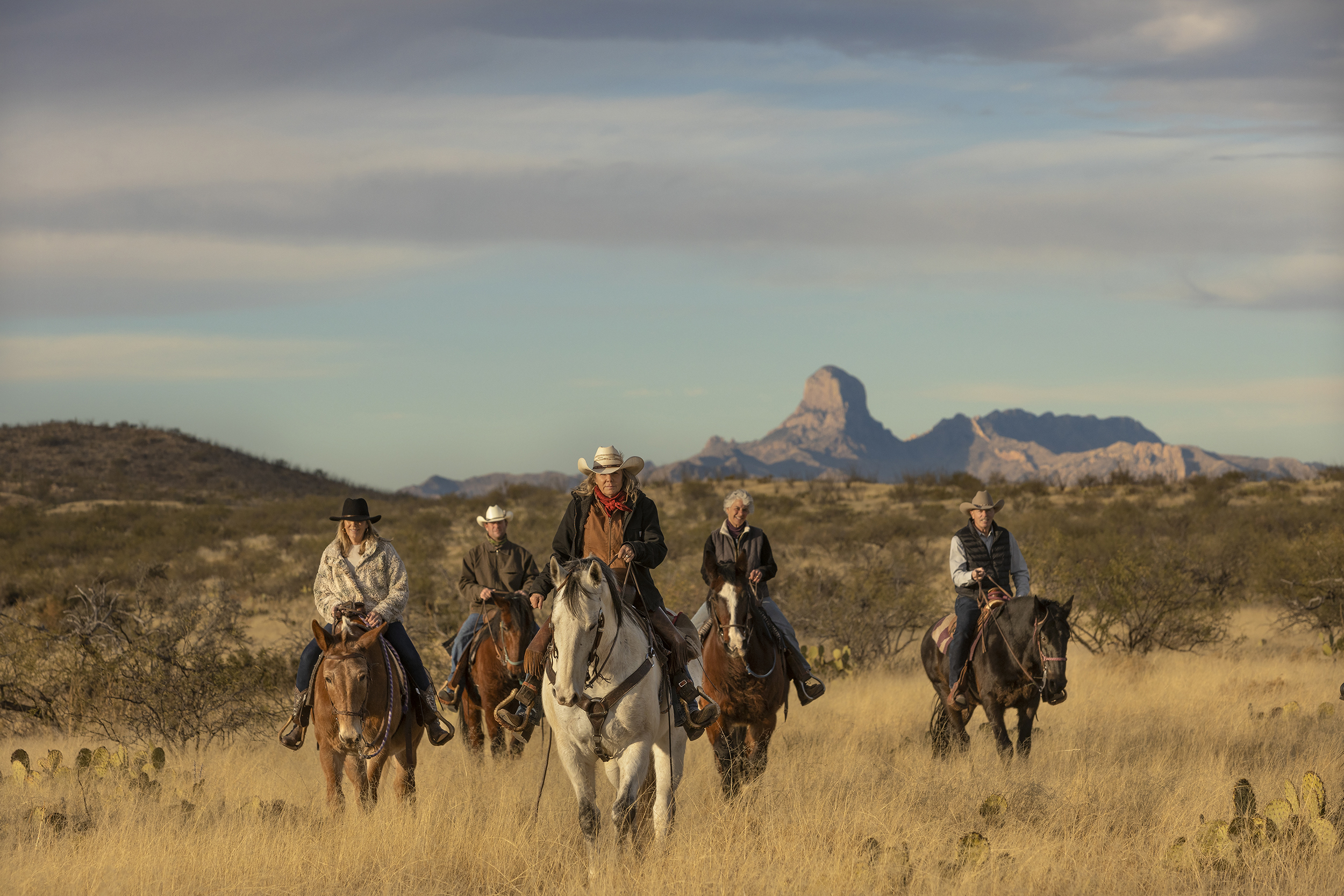 Horseback riding in Southern Arizona at Rancho de la Osa.